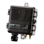 Dry Diff. Press. 5" Enclosed Universal w/ LCD, Barbs