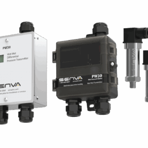 Wet-wet diff pressure transducer, metal encl, 6' insulated cables, 2x PWT050 remote 50 PSIG
