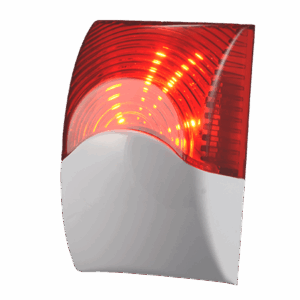 STI Amber Strobe/Siren Alert System, Audible/Visual Alarm